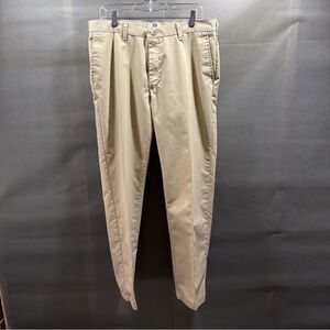 Lee Total Freedom Pants Relaxed Fit Khakis Beige Workwear Casual Sz 34x32 C Desc